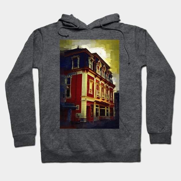 New England Urban Hoodie by KirtTisdale